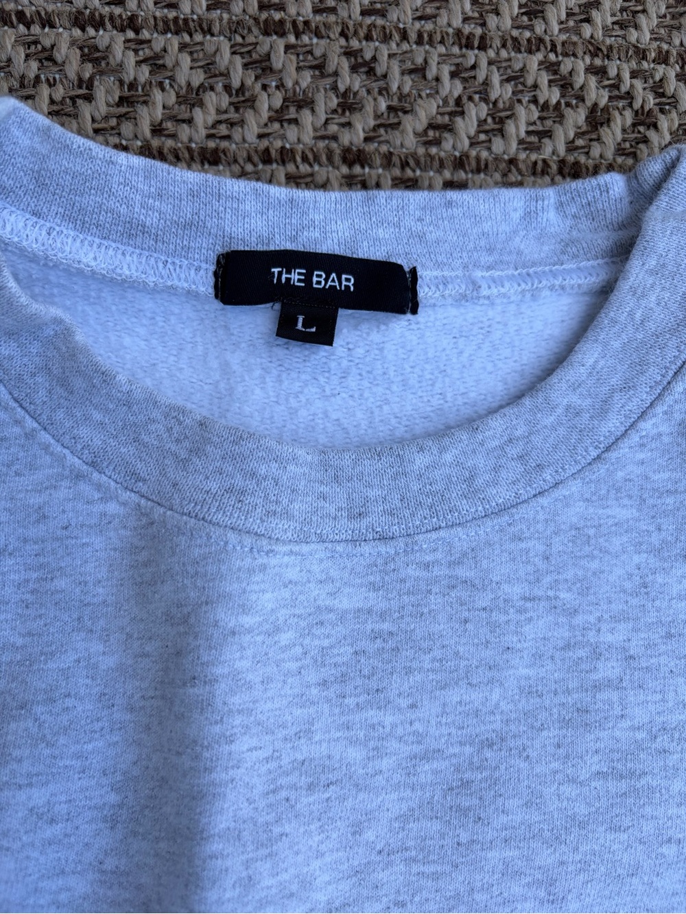 The Bar Varsity Crew Neck Pullover Logo Print - Picture 6 of 8